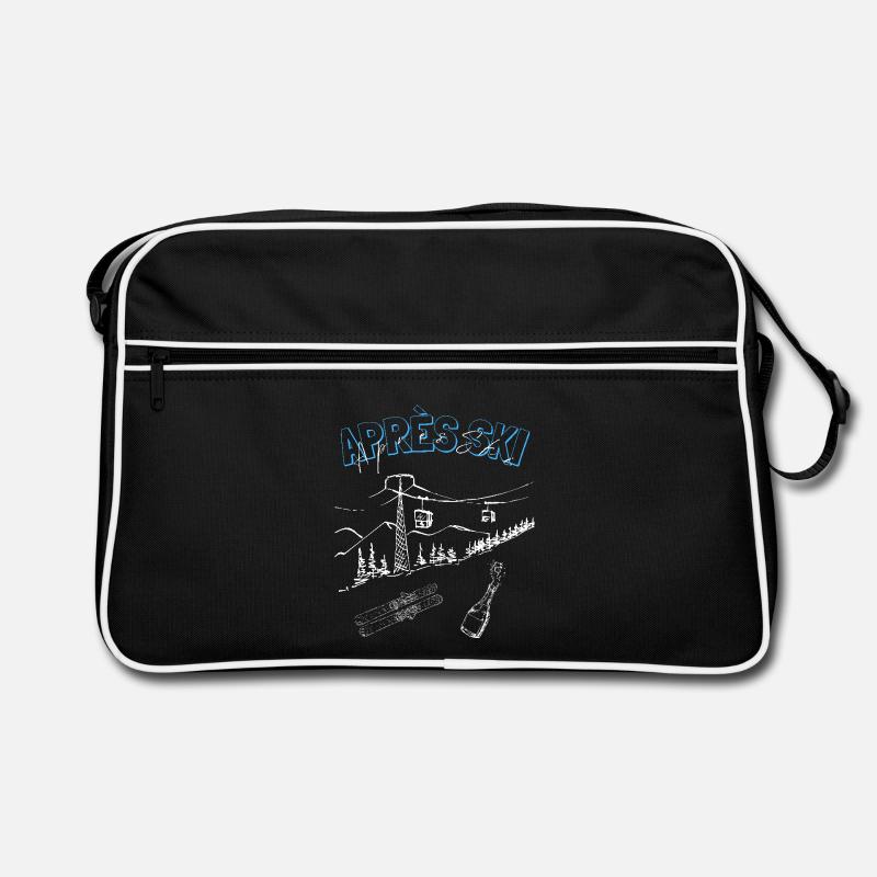 Cooler Unisex-After-Ski-Pullover, Après-Ski Retro Tasche