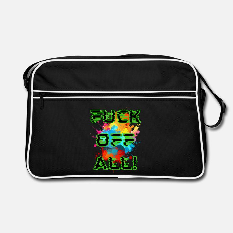 Punk-Farbexplosion Retro Tasche