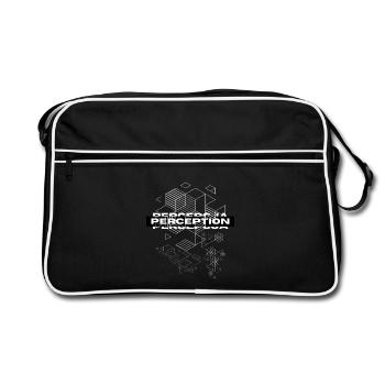Perception Geometry Mystique - Retro Bag - black/white - Front