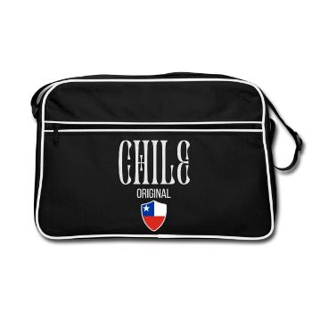 Originaire du Chili, né au Chili - Sac Retro - noir/blanc - Devant