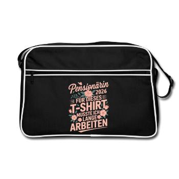 Retraité 2026 - Sac Retro - noir/blanc - Devant