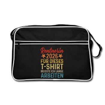 Retraité 2026 - Sac Retro - noir/blanc - Devant