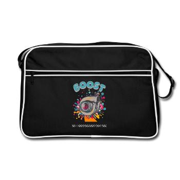 Boost - Retro Bag - black/white - Front