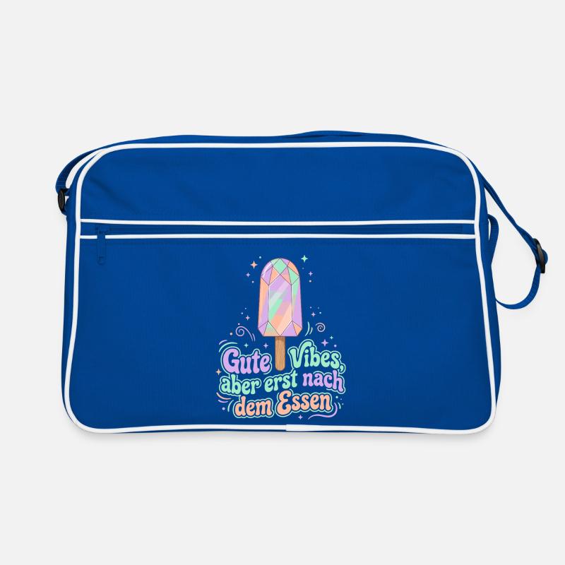 Kristall Eis, Gute Vibes Retro Tasche