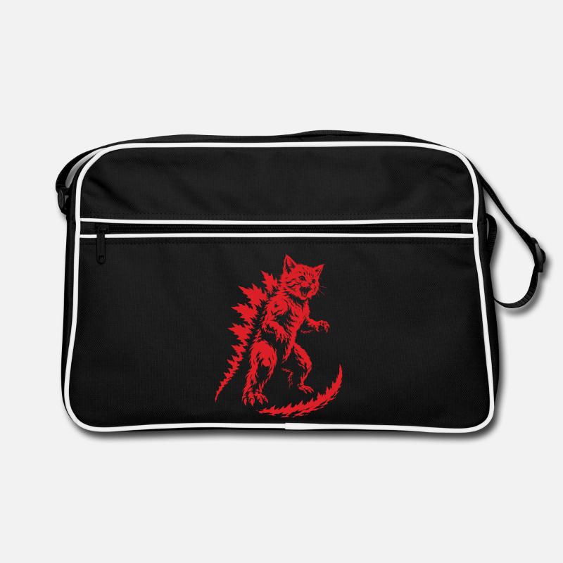 Kitten Kaiju Roar, Catzilla Retro Bag