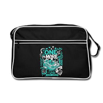Un joueur de plus se lamente sur le jeu - Sac Retro - noir/blanc - Devant