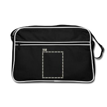 Think Outside the Box - Retro Bag - black/white - Front