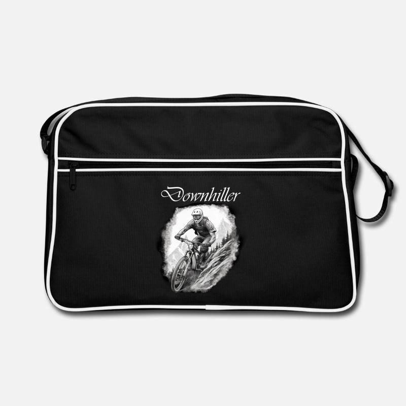Downhiller white Retro Bag