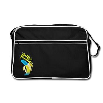 banane - Sac Retro - noir/blanc - Devant