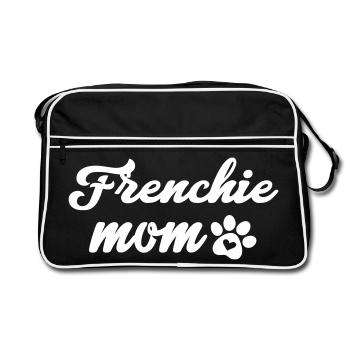 Frenchie Maman - Sac Retro - noir/blanc - Devant