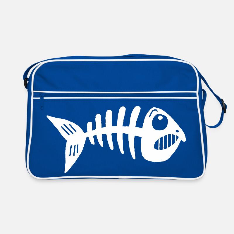 Fish skeleton Retro Bag