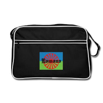 Lennyromanoflag - Sac Retro - noir/blanc - Devant