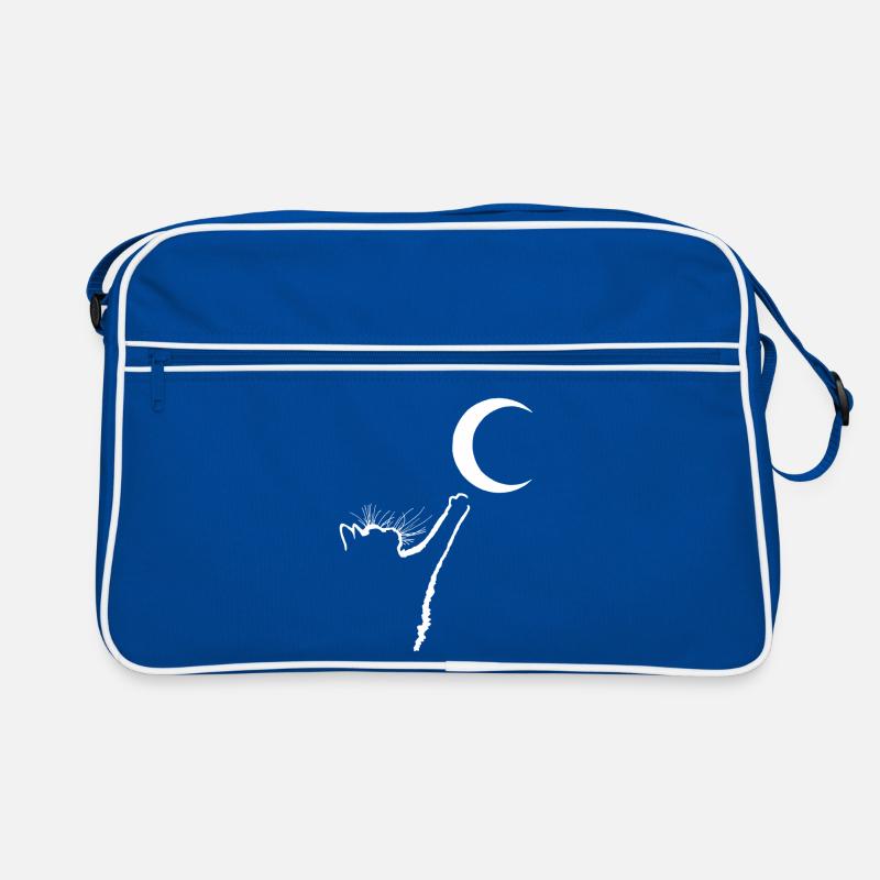 Le chat et la lune Sac Retro