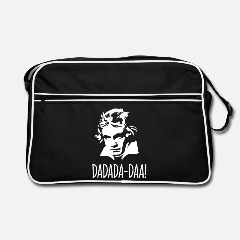 Funny Beethoven 5th Symphony number 5 Dadada-Daa! Retro Bag