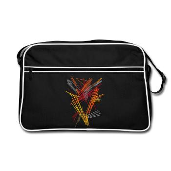 Modern - Retro Bag - black/white - Front