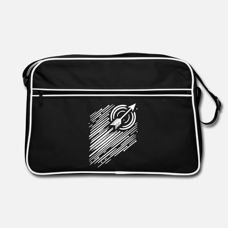 bogensport bogenschütze bsv bogenschießen bogen Retro Tasche