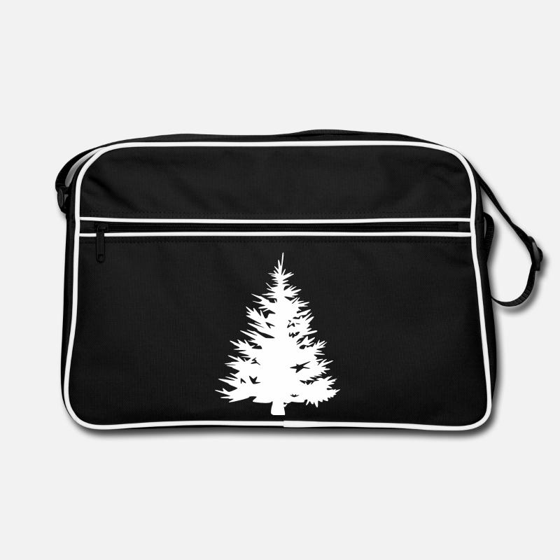 Fir Tree Icon Icon Forest Graphic Outdoor Retro Bag