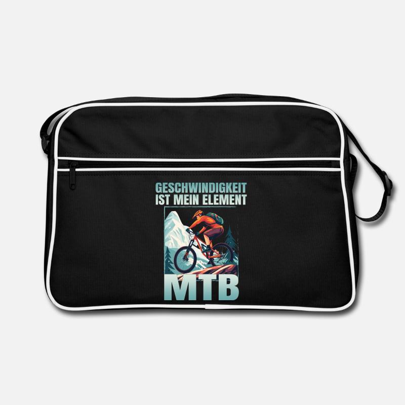 Geschwindigkeit ist mein Element Retro Tasche