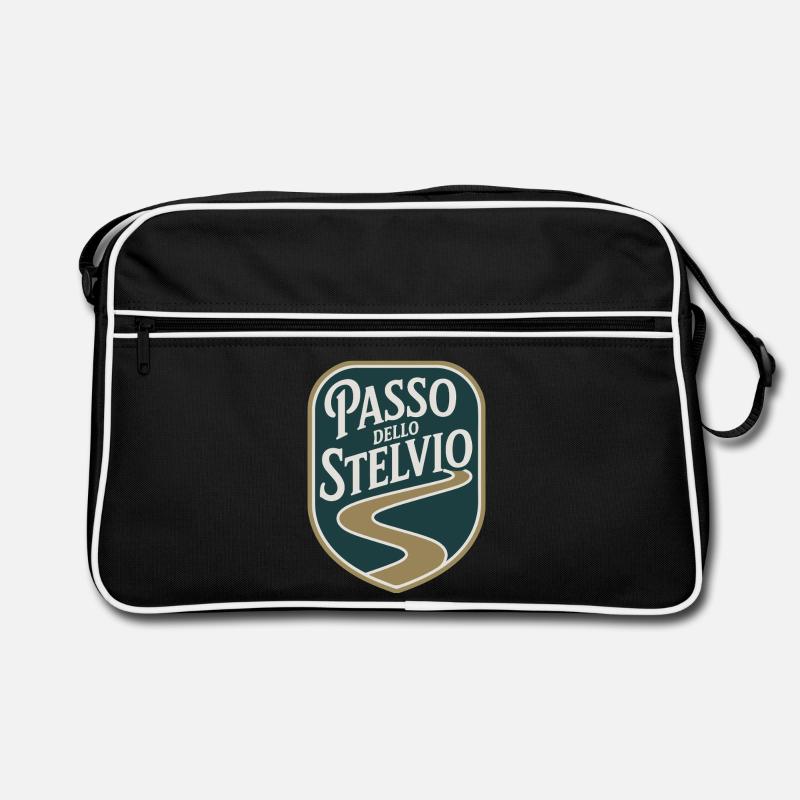 Passo dello Stelvio Radfahren Retro Tasche