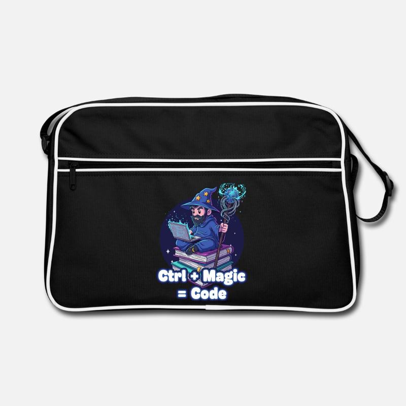 Ctrl Magic Code Wizard Retro Bag