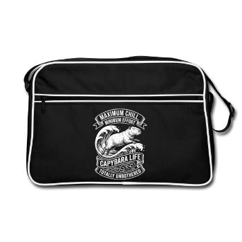 Vie à Capybara – Maximum de Froid - Sac Retro - noir/blanc - Devant