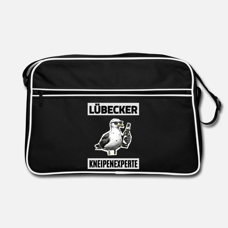 Lübecker Kneipen Experte Retro Tasche