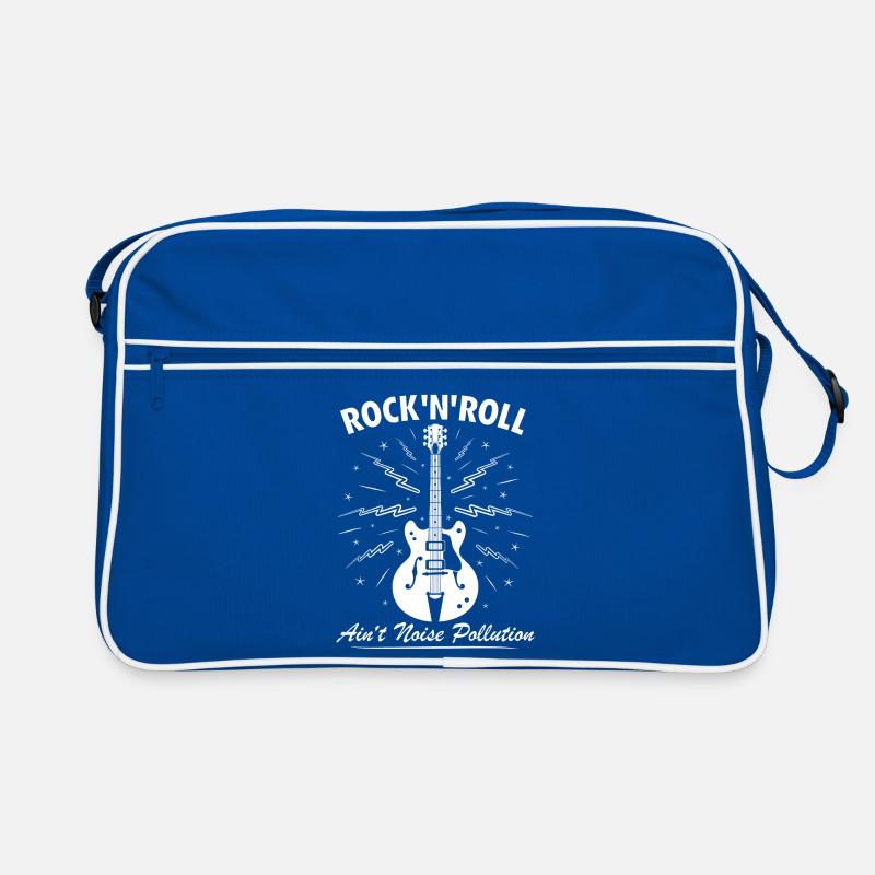 Rock 'n' Roll ist keine Lärmbelastung Retro Tasche