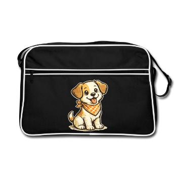 canine - Sac Retro - noir/blanc - Devant