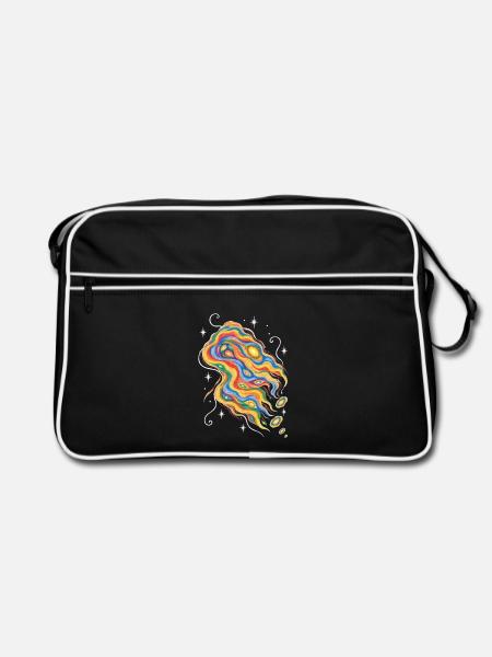 Taranga - Retro Tasche - Schwarz/Weiß