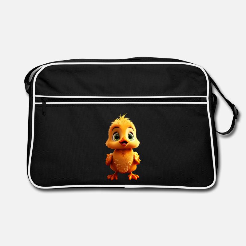Canard mignon bébé canard poussin canetons canetons canards Sac Retro