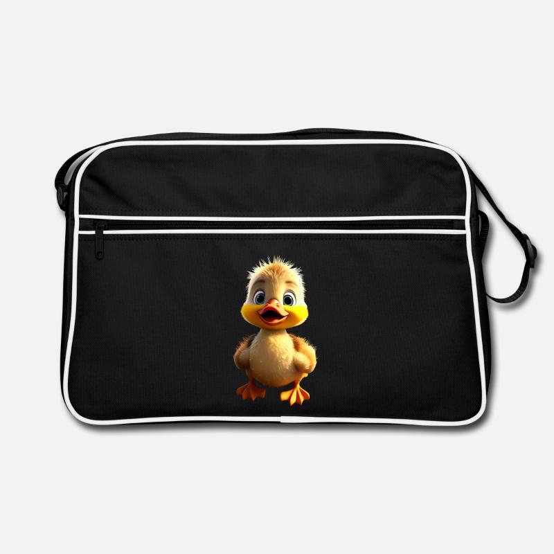 Canard Mignon Bébé Canard Poussin Canetons Canetons Sac Retro