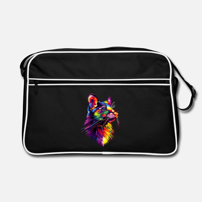 Tasmanischer Teufel Beuteltier Tasmanian Devil Retro Tasche