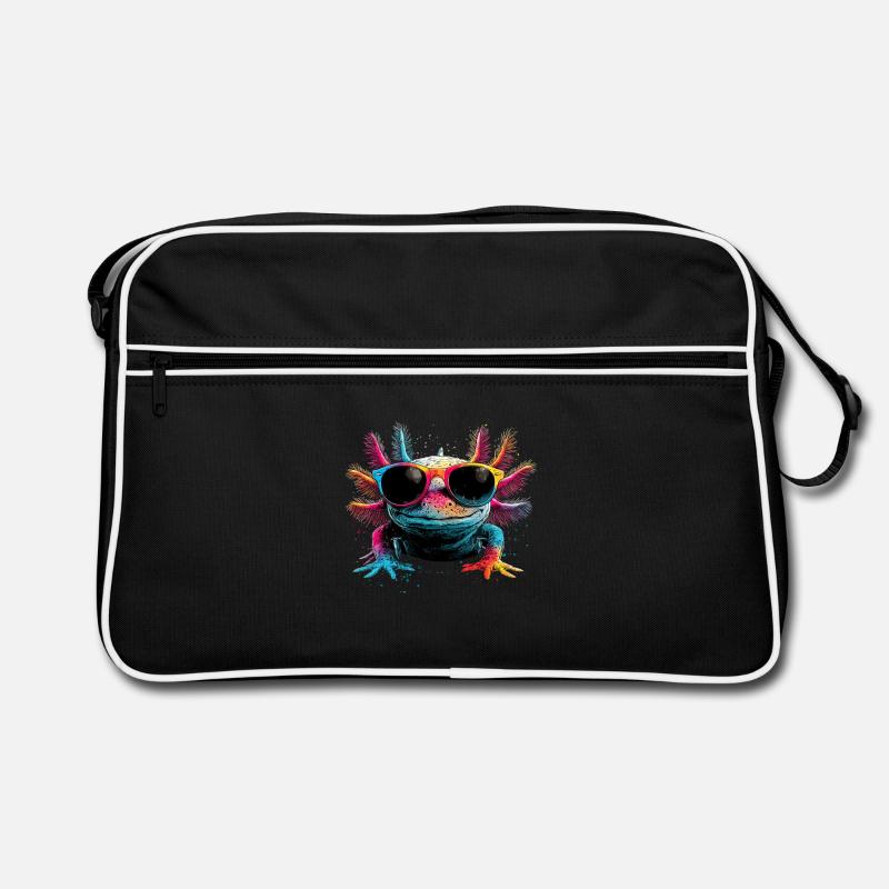 Axolotl Petite queue de triton Queue mignon Axolotl Sac Retro