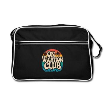 Vacation Club Summer Festival Vacation Beach Vacation - Retro Bag - black/white - Front