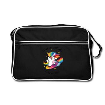 chromosomes supplémentaires extra génial - Sac Retro - noir/blanc - Devant