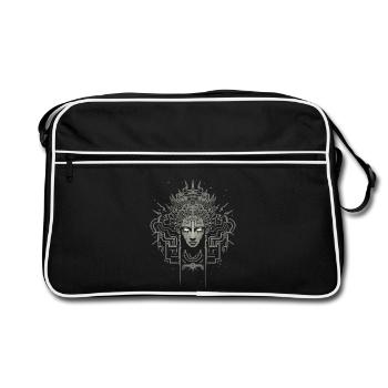 Hypnotic head - Retro Bag - black/white - Front