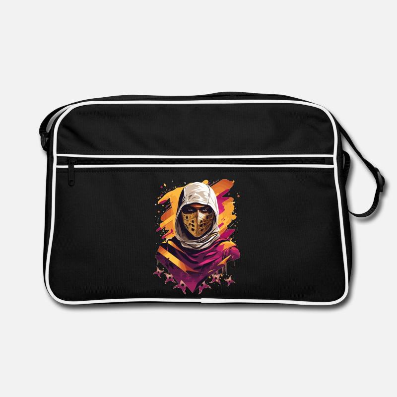 Ninja Samurai Warrior Retro Bag