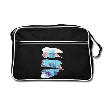 It's snowing - Retro Bag - black/white - Front