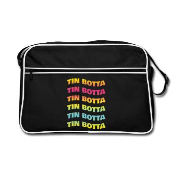 T-shirt tin botta maglieta gift idea - Retro Bag - black/white - Front