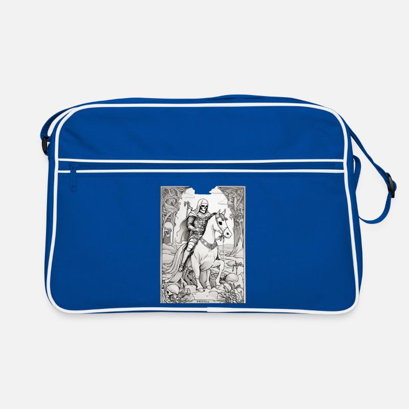 Todesreiter Tarot Illustration Retro Tasche