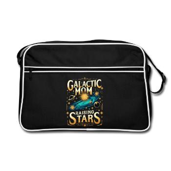 Maman Galactique Levant des Étoiles - Sac Retro - noir/blanc - Devant
