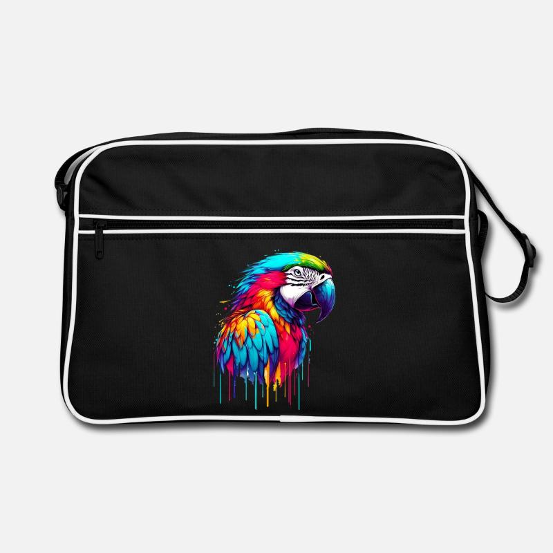 Perroquet Sac Retro