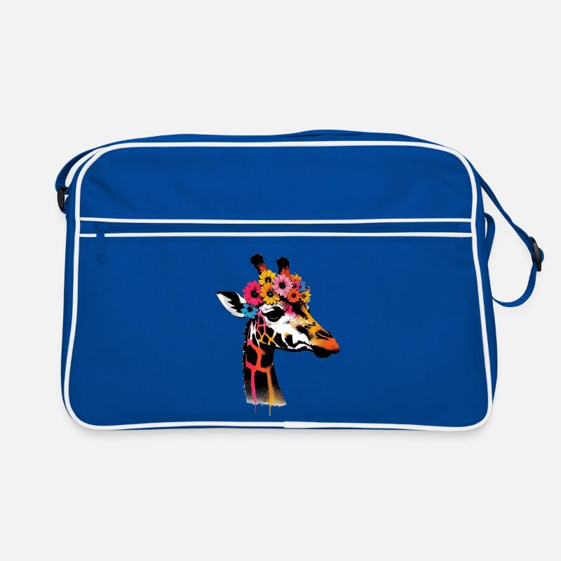 Giraffe Retro Tasche