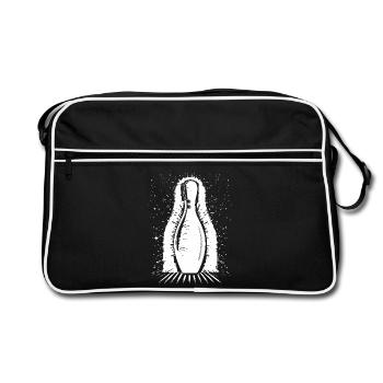 Bowling Pin - Retro Bag - black/white - Front