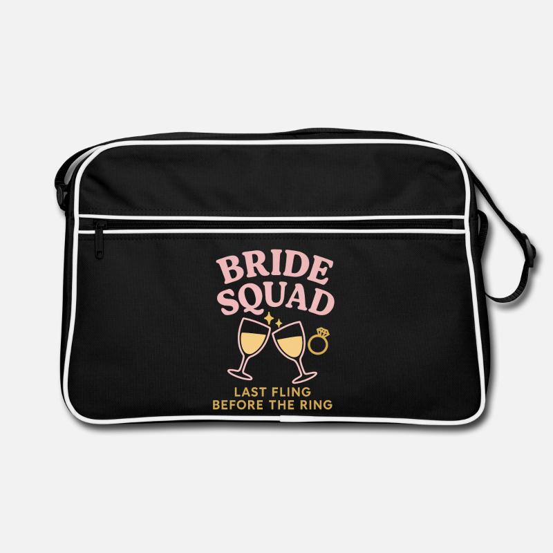bride squad Retro Tasche