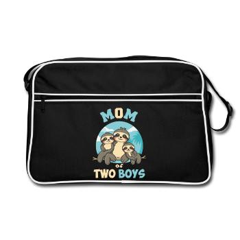 Maman Fier de Ses Garçons Maman Fier de Ses Garçon - Sac Retro - noir/blanc - Devant