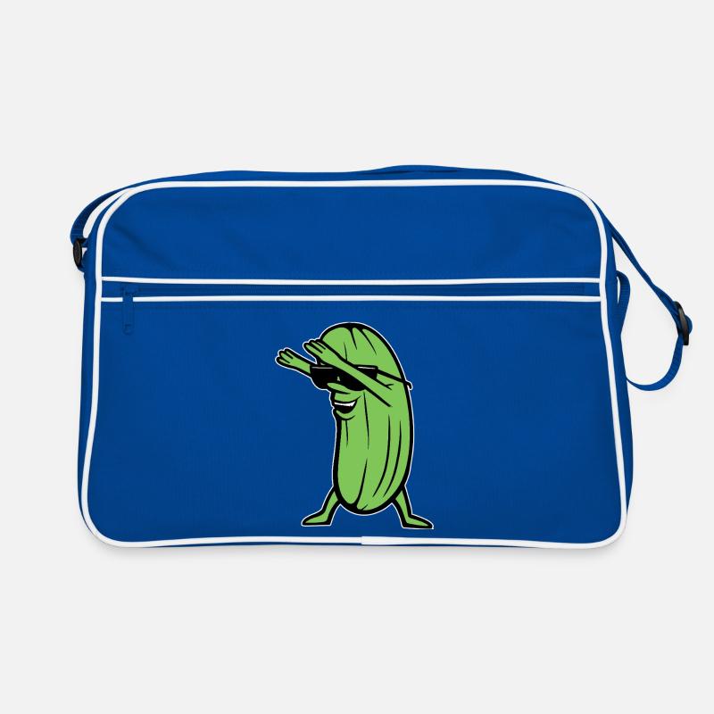 Dabbende Gurke Dabbing Dab Dance Hip-Hop Tanz Pose Retro Tasche