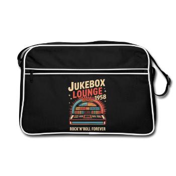Publicité pour la musique vintage - Sac Retro - noir/blanc - Devant