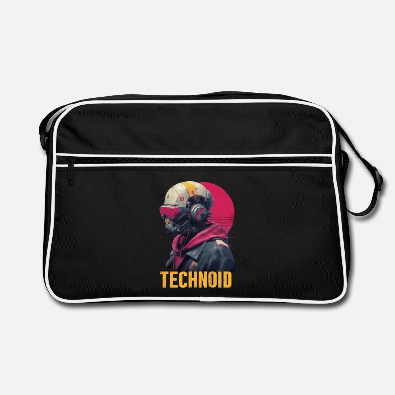 Technoid Neon Helm Retro Tasche