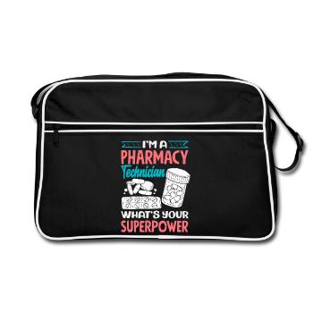 Pharmacist Pharmaceutical Technical - Retro Bag - black/white - Front